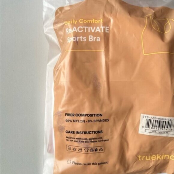 Shapermint - Truekind, Women's Reactive Sport Bra -White. Size: XXXL. NIB (1485) - Picture 6 of 9